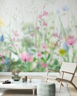 Fototapet Pajiște florală delicată - imagine 3