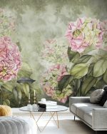 Fototapet Hortensie Roz - imagine 4