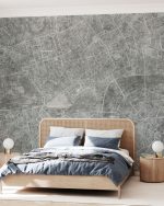 Fototapet Hartă orașului Londra pe perete de beton - imagine 3