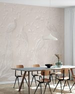 Fototapet Relief elegant cu păuni - Ușor - imagine 3