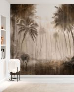 Fototapet Tropical Definitiv - Alună - imagine 3