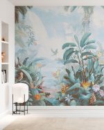 Fototapet Colaj Retro - Pop Tropical - imagine 3