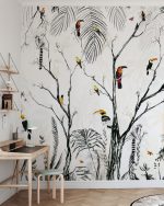 Fototapet Cărbune Tropica - imagine 4