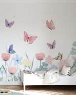 Fototapet Flori și fluturi - imagine 3