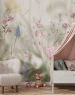 Fototapet Pajiște florală delicată II - imagine 5
