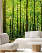 Fototapet Pădure de fagi verzi - imagine 3