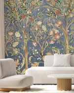 Fototapet Colaj floral și cu păsări IV - imagine 4