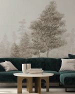 Fototapet Pădurea Boemă - Sepia - imagine 2