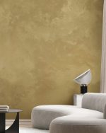 Fototapet Faux Finish - Auriu metalic pentru perete - imagine 4