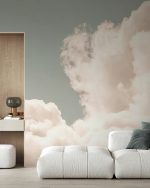 Fototapet Visare cu Ochi Deschisi cu Nori Rozalii - imagine 6