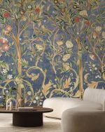 Fototapet Colaj cu păsări și flori IV - imagine 2