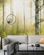 Fototapet Pădure de Betuli - imagine 3