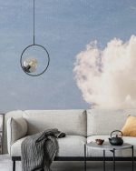 Fototapet Nori Rumeni Vis Albastru - Albastru - imagine 3