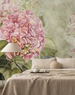 Fototapet Hortensie Roz - imagine 3
