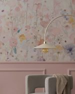 Fototapet Flori Vesele în Acuarelă - Pastel - imagine 3
