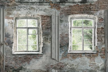 Fototapet Fereastră din lemn