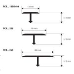 Profil de trecere in forma de "T" Progress PCRAC 149 - imagine 2