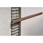 Profil de trecere Progress decorativ tip U aluminiu polisat, bronz PLTPBR 10
