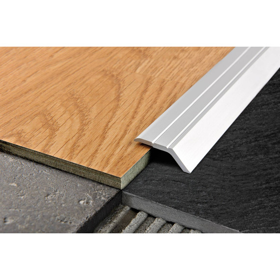 PLVAA320 Profil de trecere cu diferenta de nivel Progress PLVAA 4413F - perforat pentru înfiletare - imagine 1