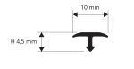 Profil de trecere in forma de "T" Progress PCRAA 1045 - imagine 2