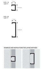 Profil de trecere intre 2 suprafete culoare argintiu PLTPBS 10 aluminiu - imagine 2