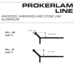Profil pentru colt exterior faianta Progress PKLLA 06-01 - imagine 3