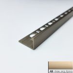 Profil de trecere intre 2 suprafete culoare bronz anodizat Progress PTAB 10 aluminiu