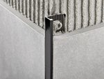 Profil de trecere intre 2 suprafete culoare negru PTBN 10 aluminiu