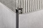 Profil de trecere intre 2 suprafete culoare negru PTNE 10 aluminiu