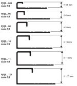 Profil de trecere intre 2 suprafete culoare titan Progress PJQSBT 10 aluminiu - imagine 3